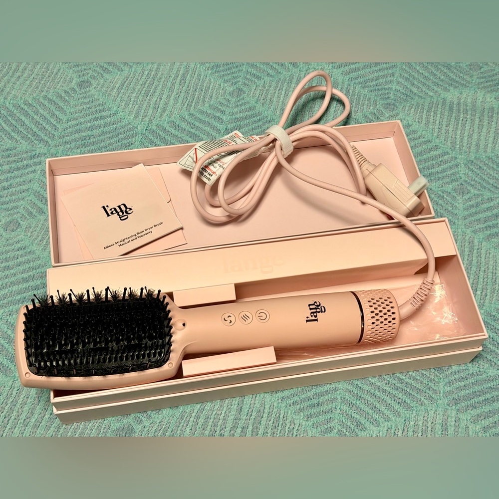 L’ANGE AIRess Straightening Blow Dryer Brush - pink
